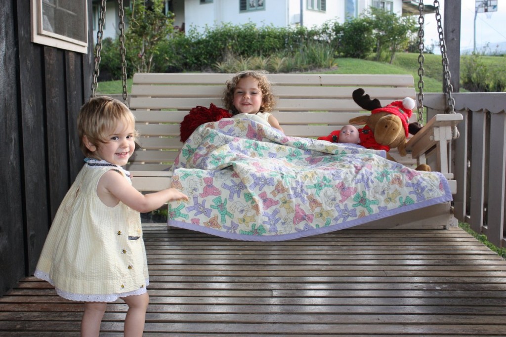Girls on Porch