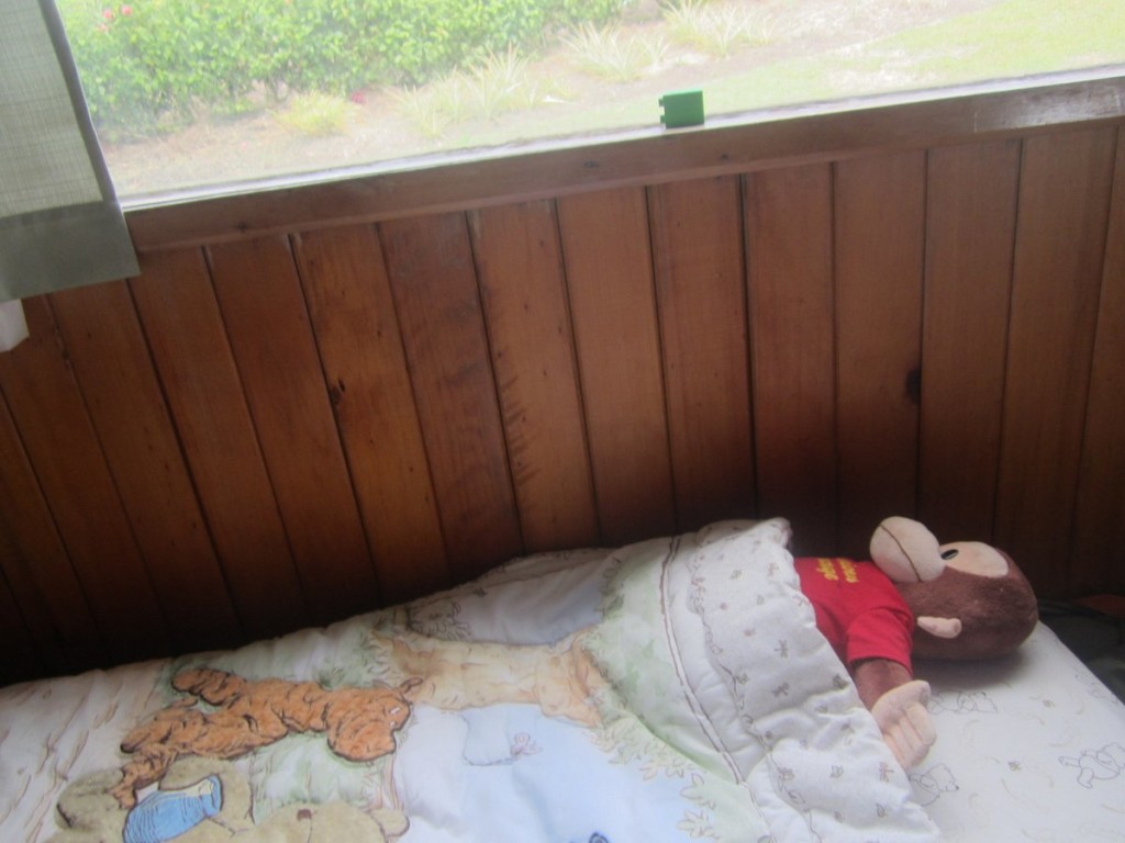 George napping