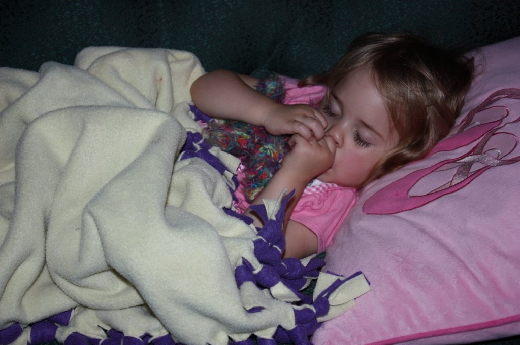 Napping with Softie Bear