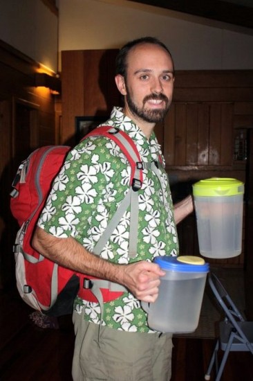 James Carrying Water