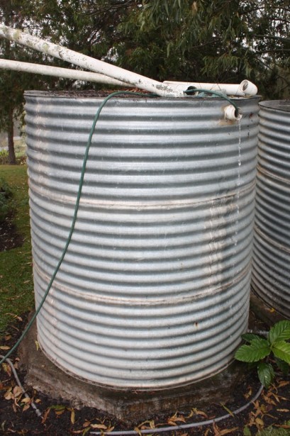 Small Tank Being Filled