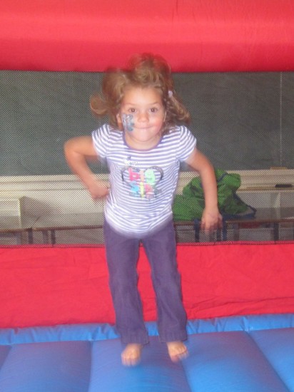 Mikayla in the Bouncy Castle