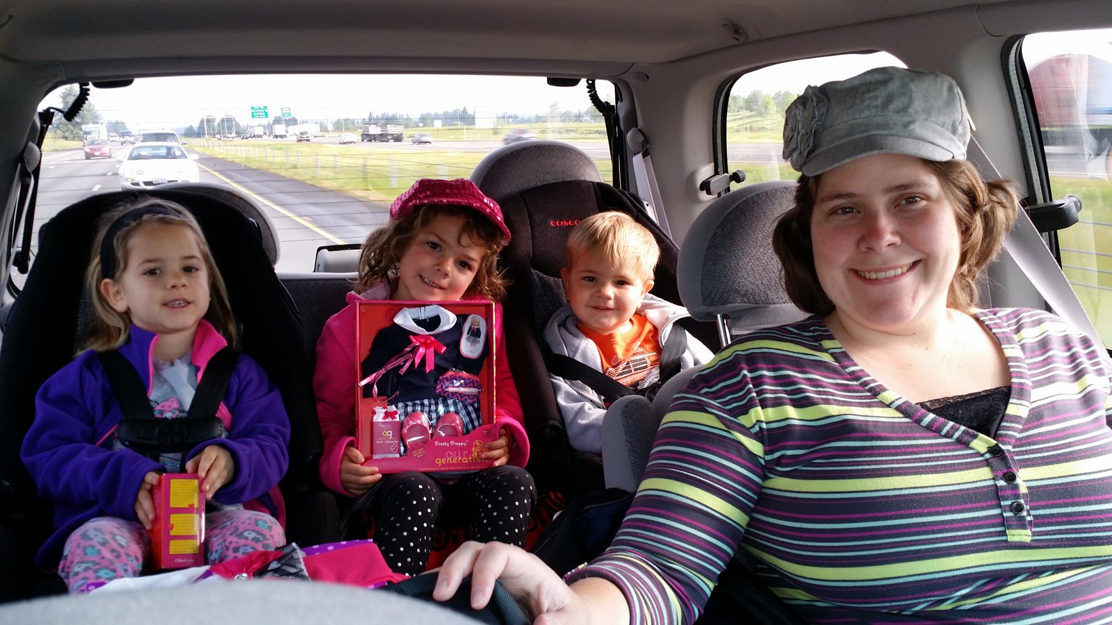 On the way to the airport