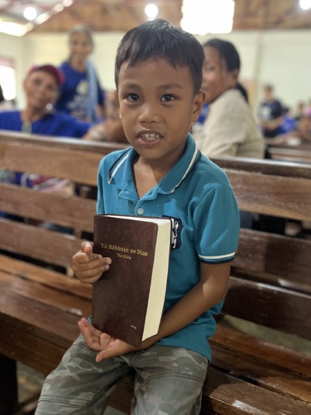Isnag Boy with Bible